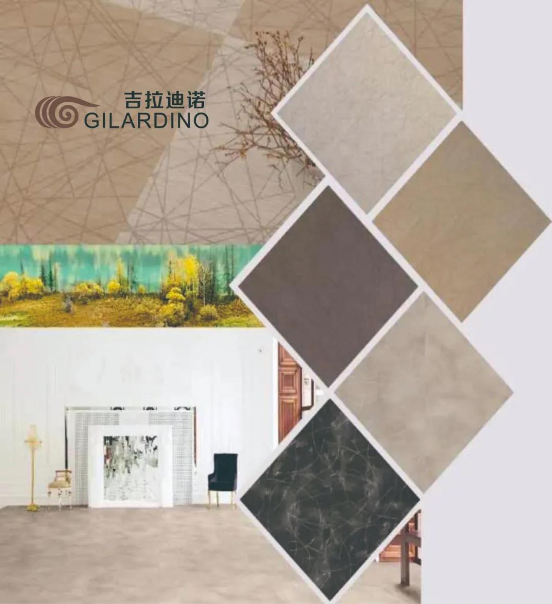 GILARDINO 現(xiàn)代設計視覺——仿大理石紋SPC鎖扣石塑地板裝飾案例分享